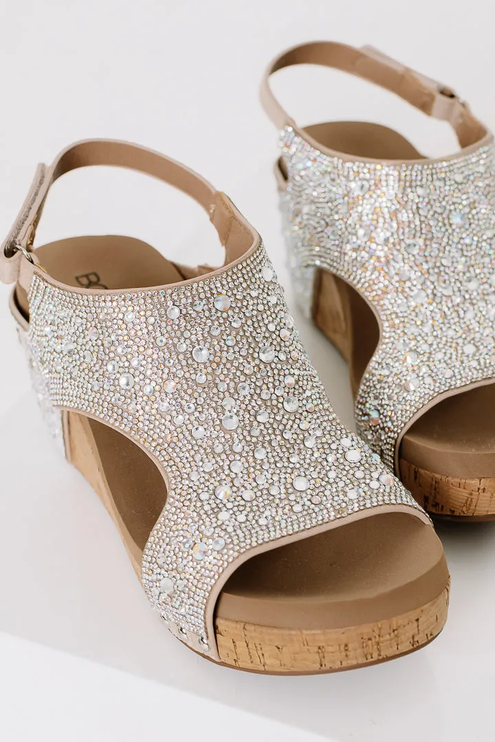 The Ashley Rhinestone Wedges | Corkeys