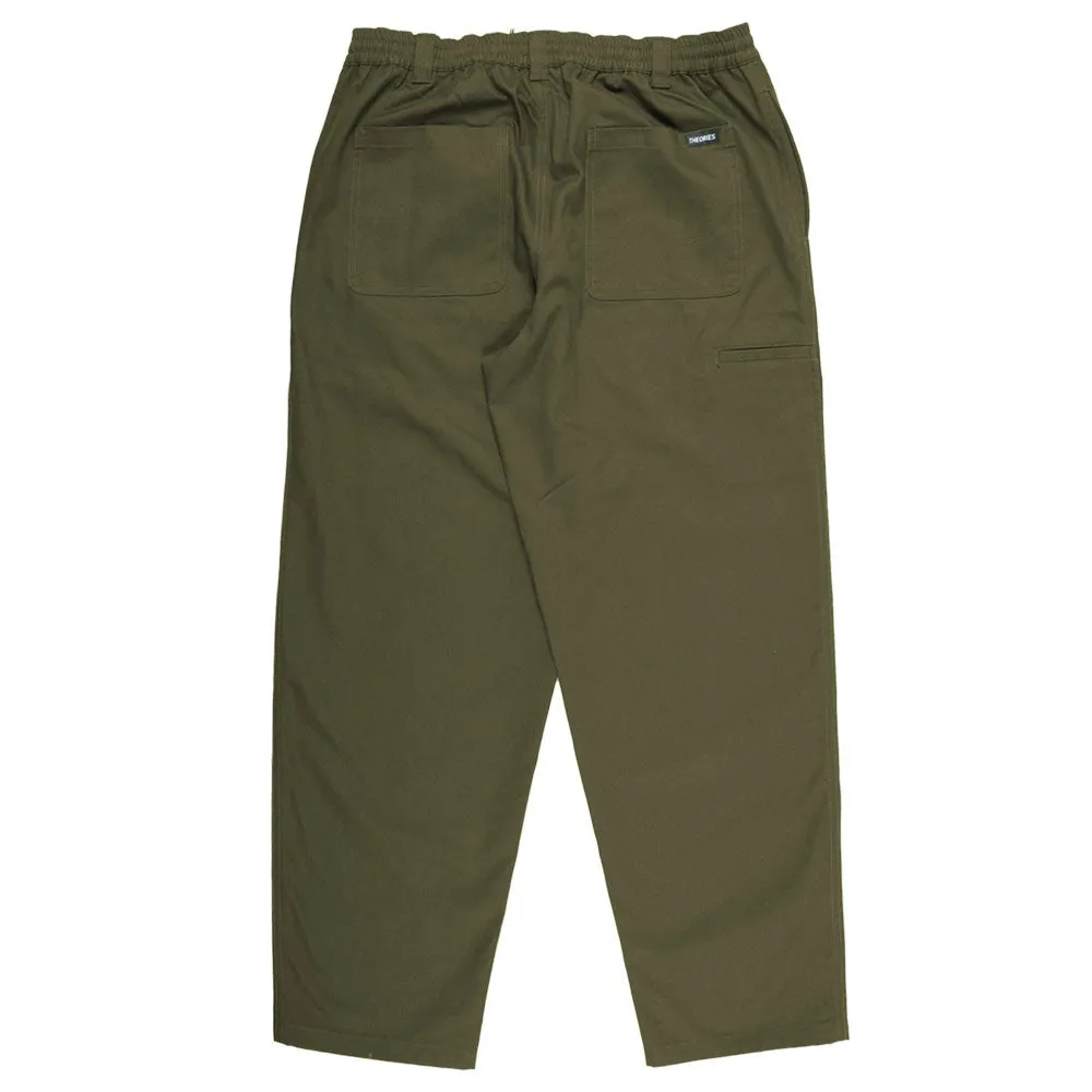 Theories Stamp Lounge Pants Army Green