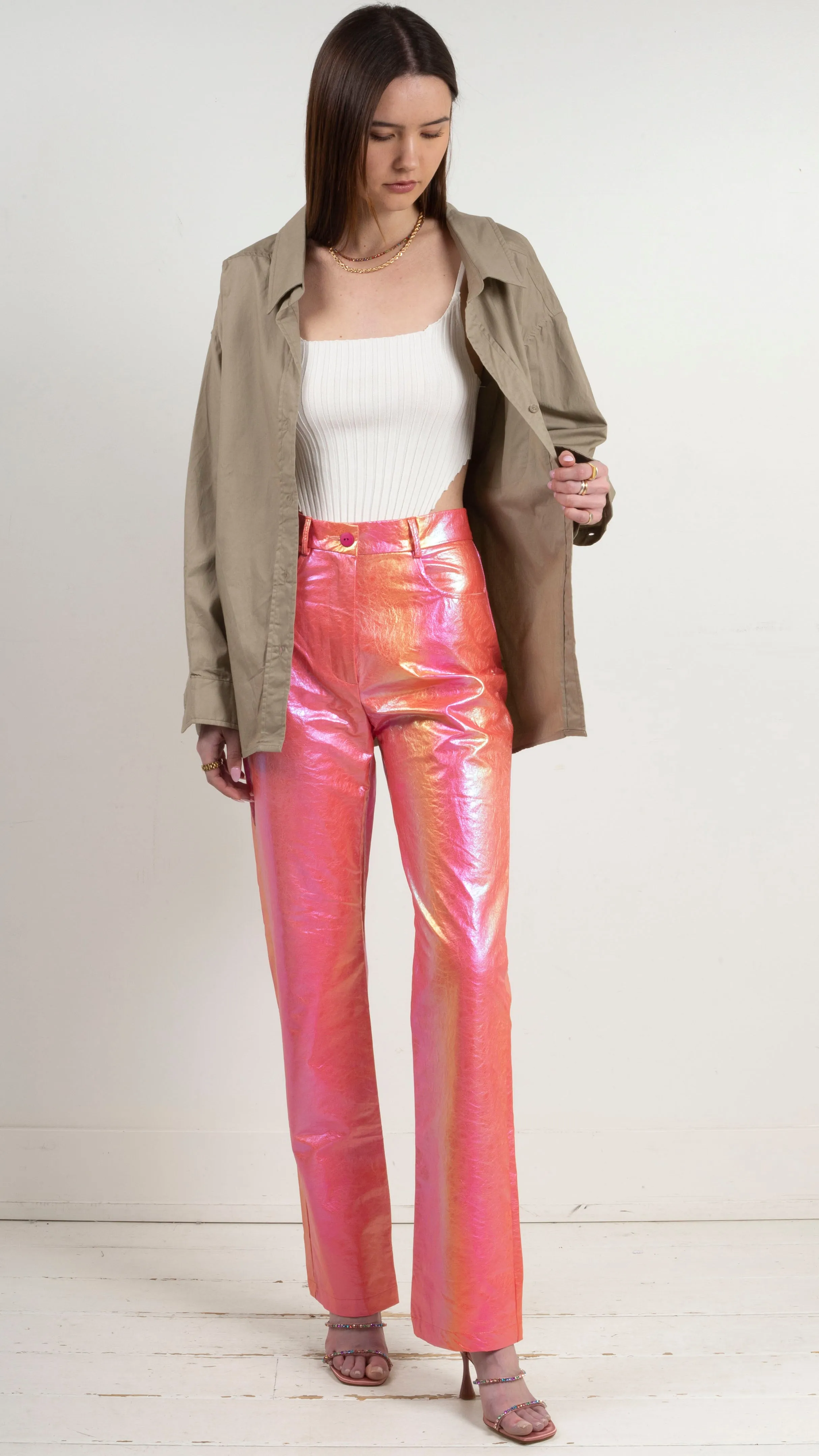 Twiggy Pants - Coral