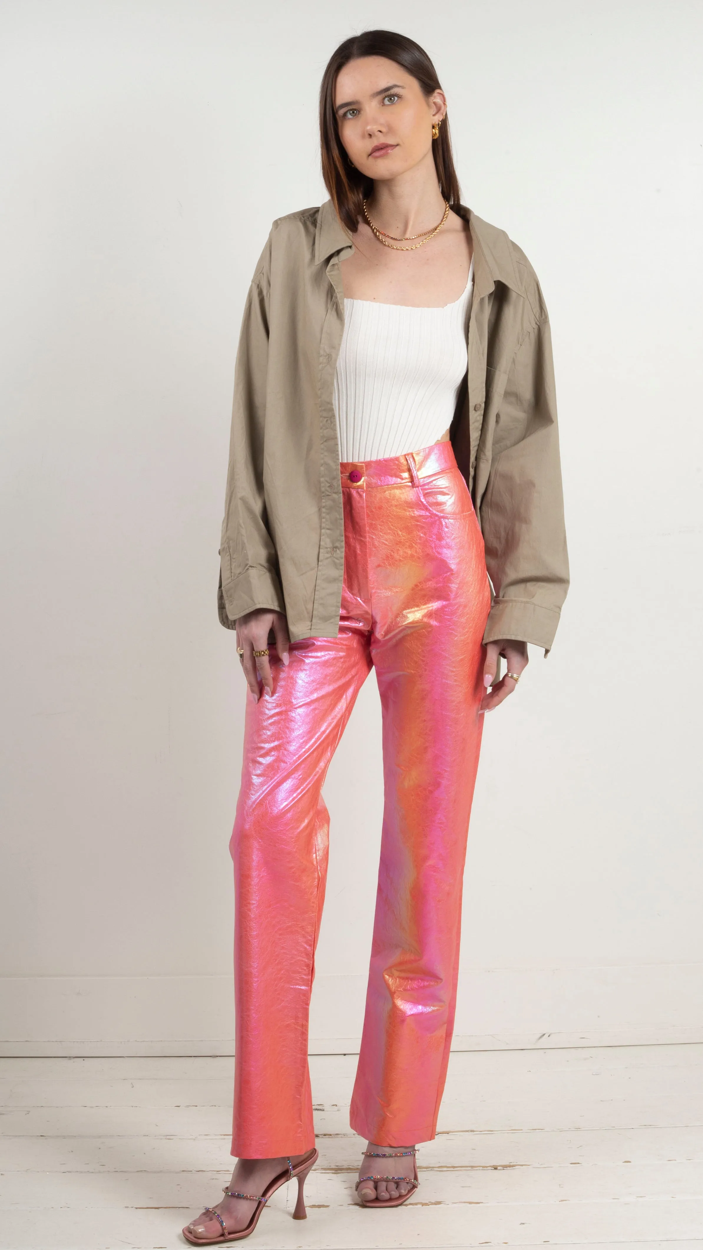 Twiggy Pants - Coral