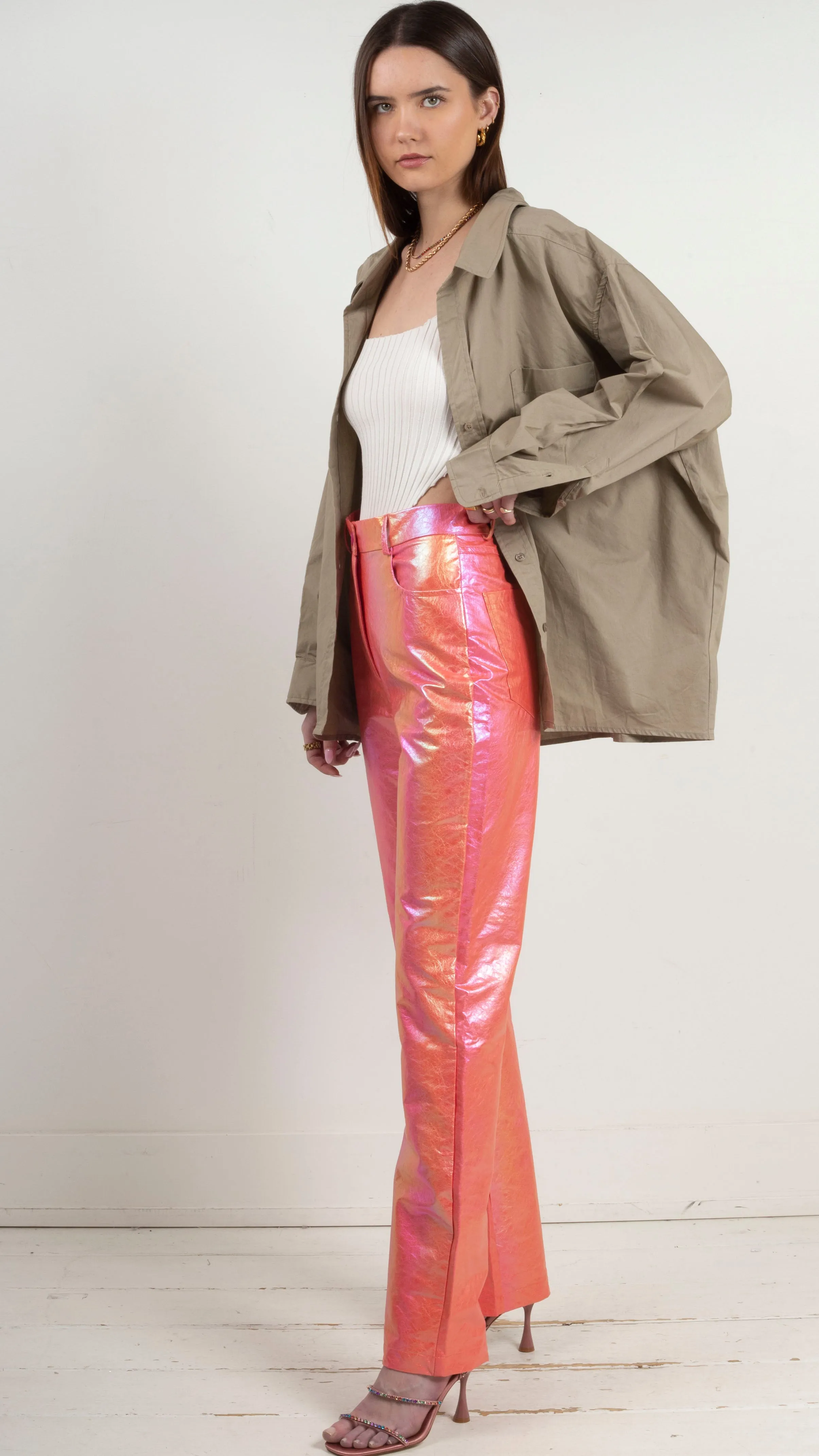 Twiggy Pants - Coral