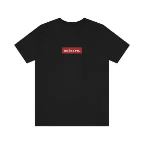 unlearn Red Box Logo - Relaxed Fit T-shirt