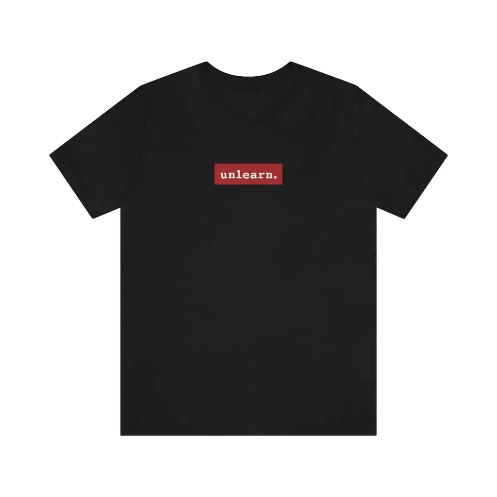 unlearn Red Box Logo - Relaxed Fit T-shirt