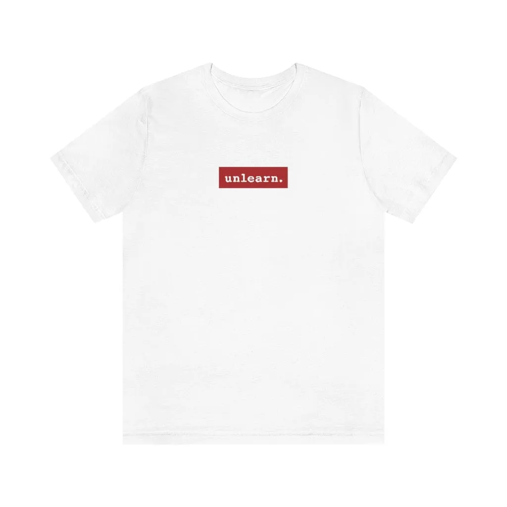 unlearn Red Box Logo - Relaxed Fit T-shirt