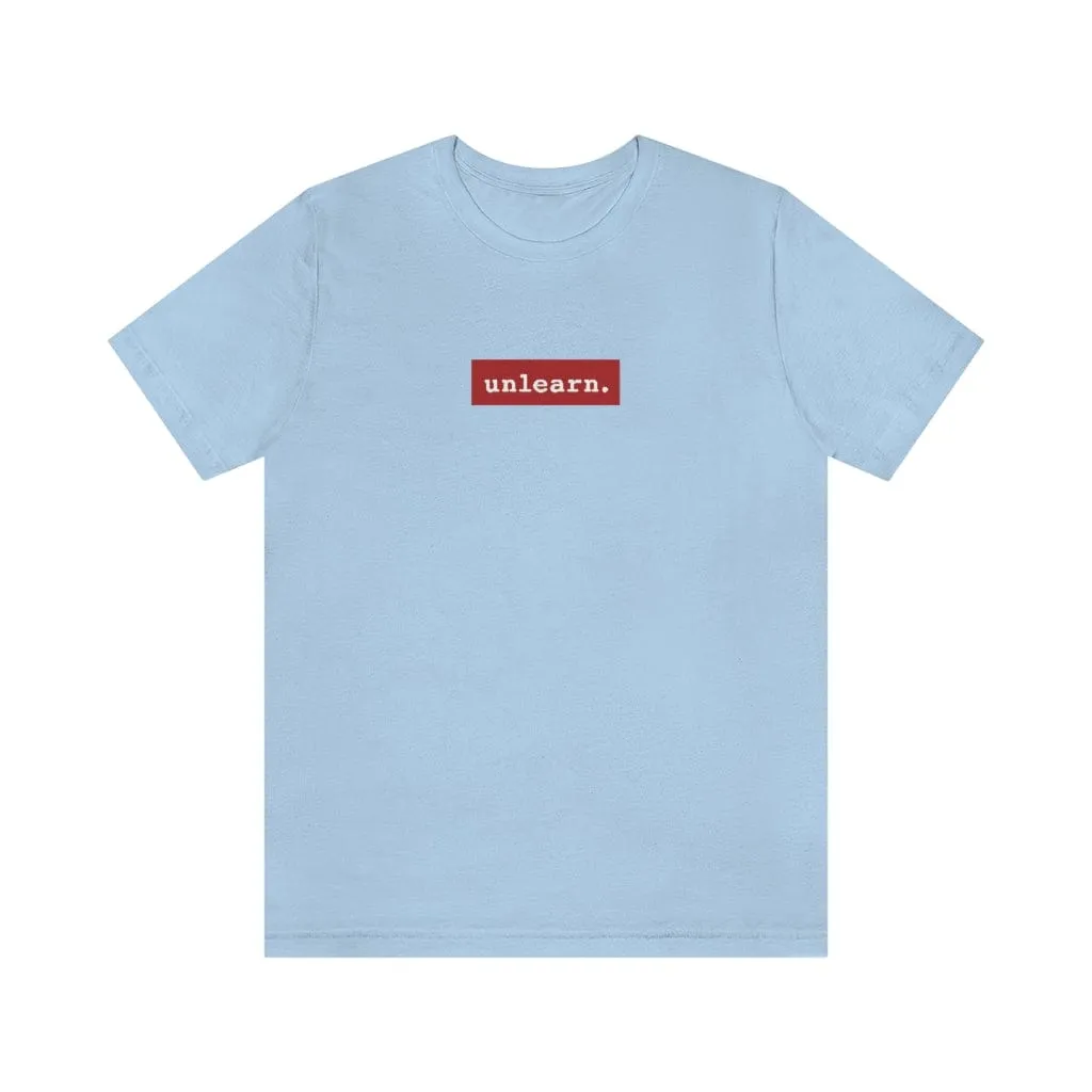 unlearn Red Box Logo - Relaxed Fit T-shirt