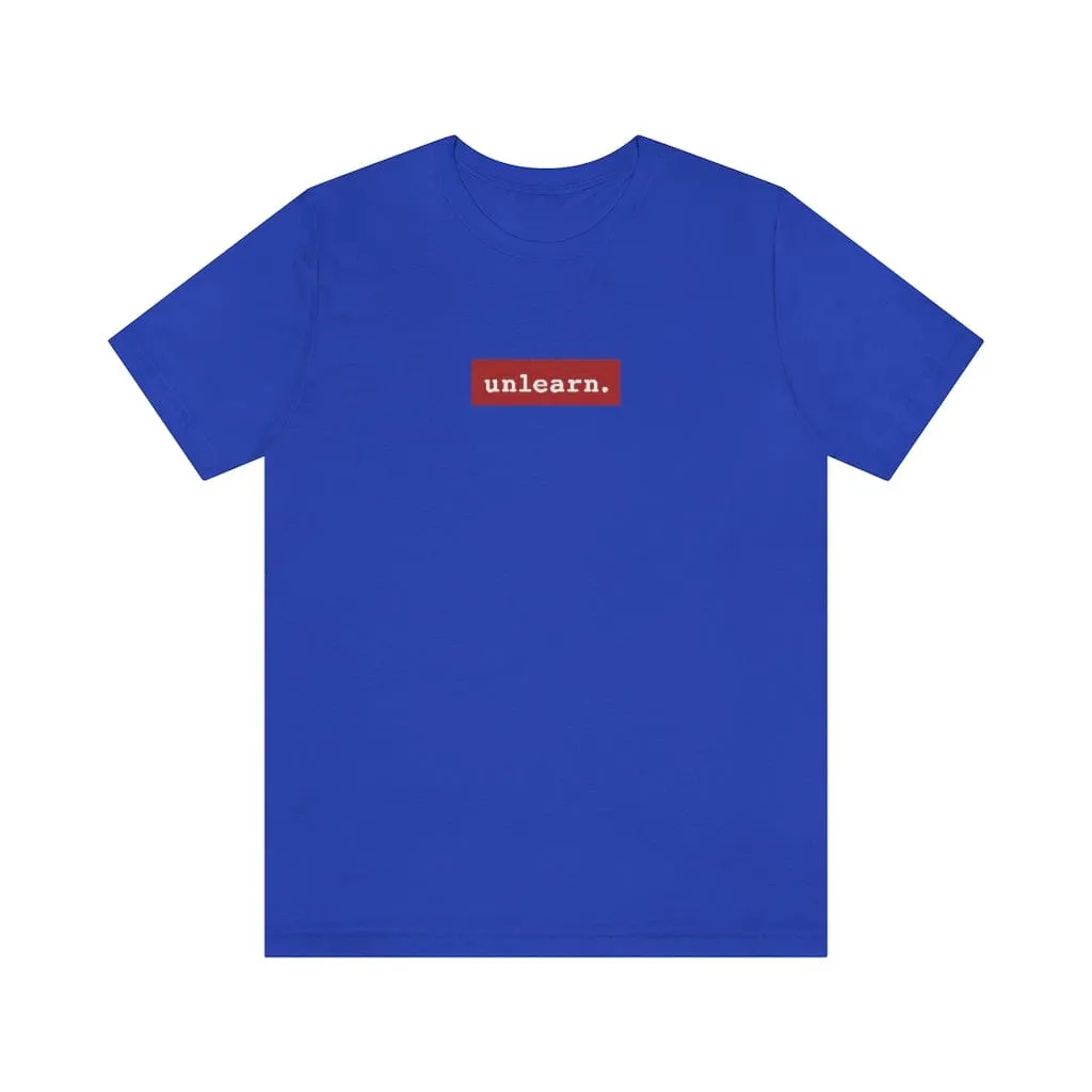 unlearn Red Box Logo - Relaxed Fit T-shirt