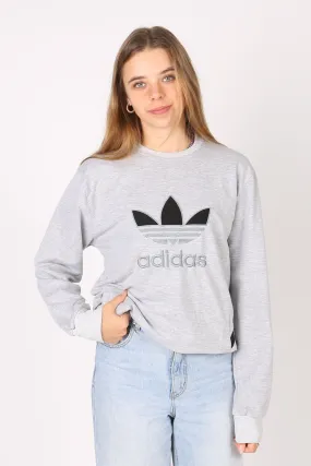 Vintage Adidas Logo Sweatshirt S