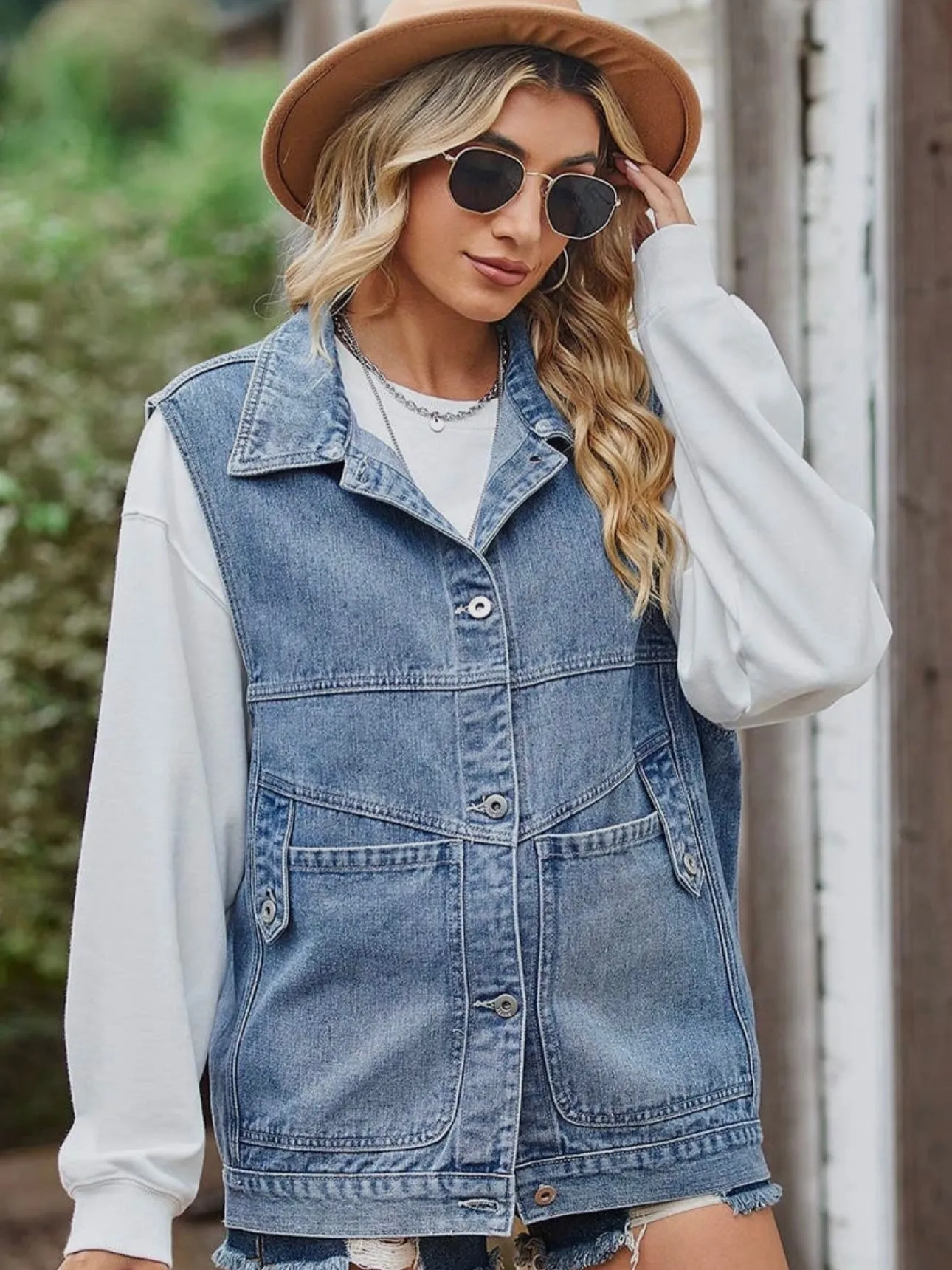 Vintage Denim Vest