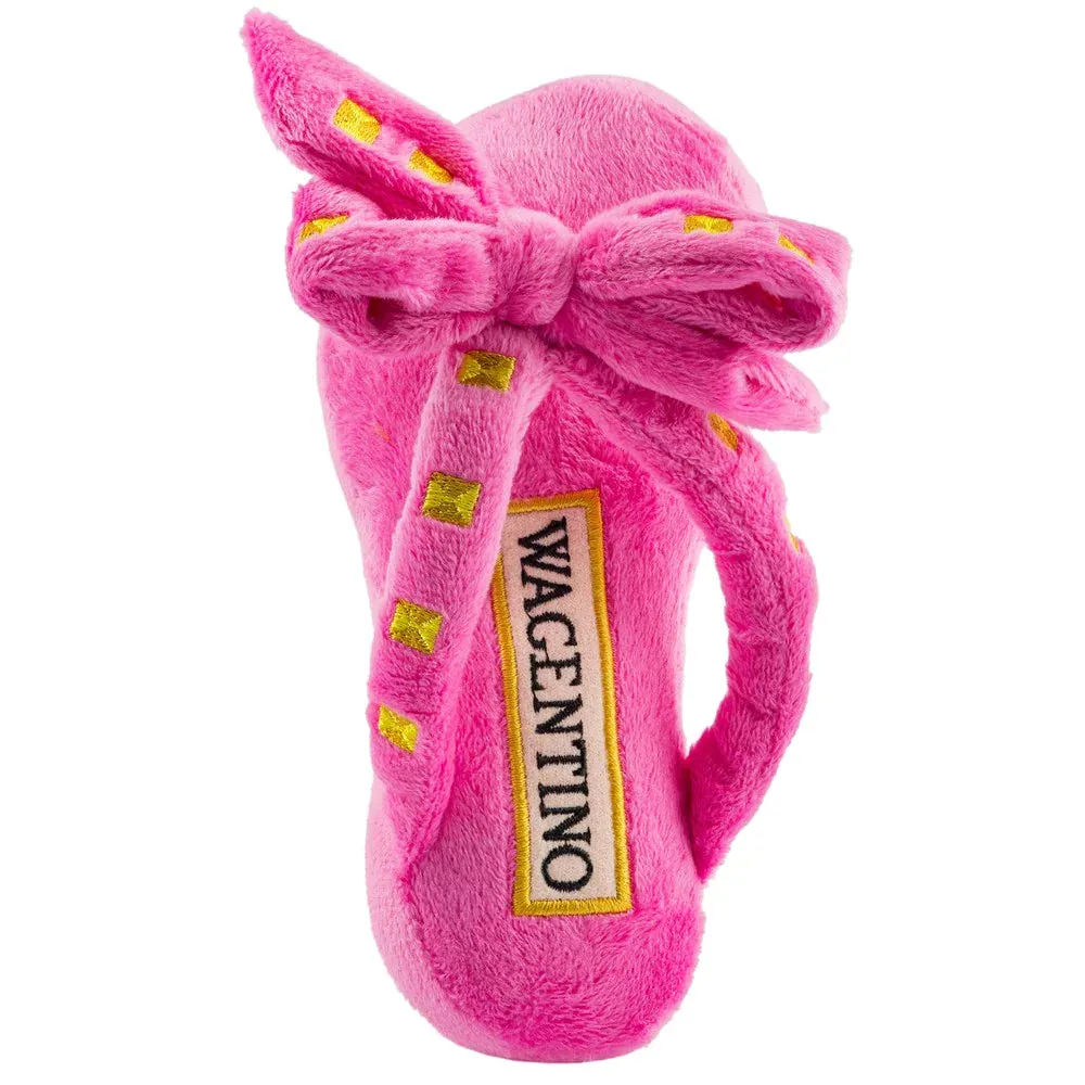 Wagentino Sandal Plush Dog Toy