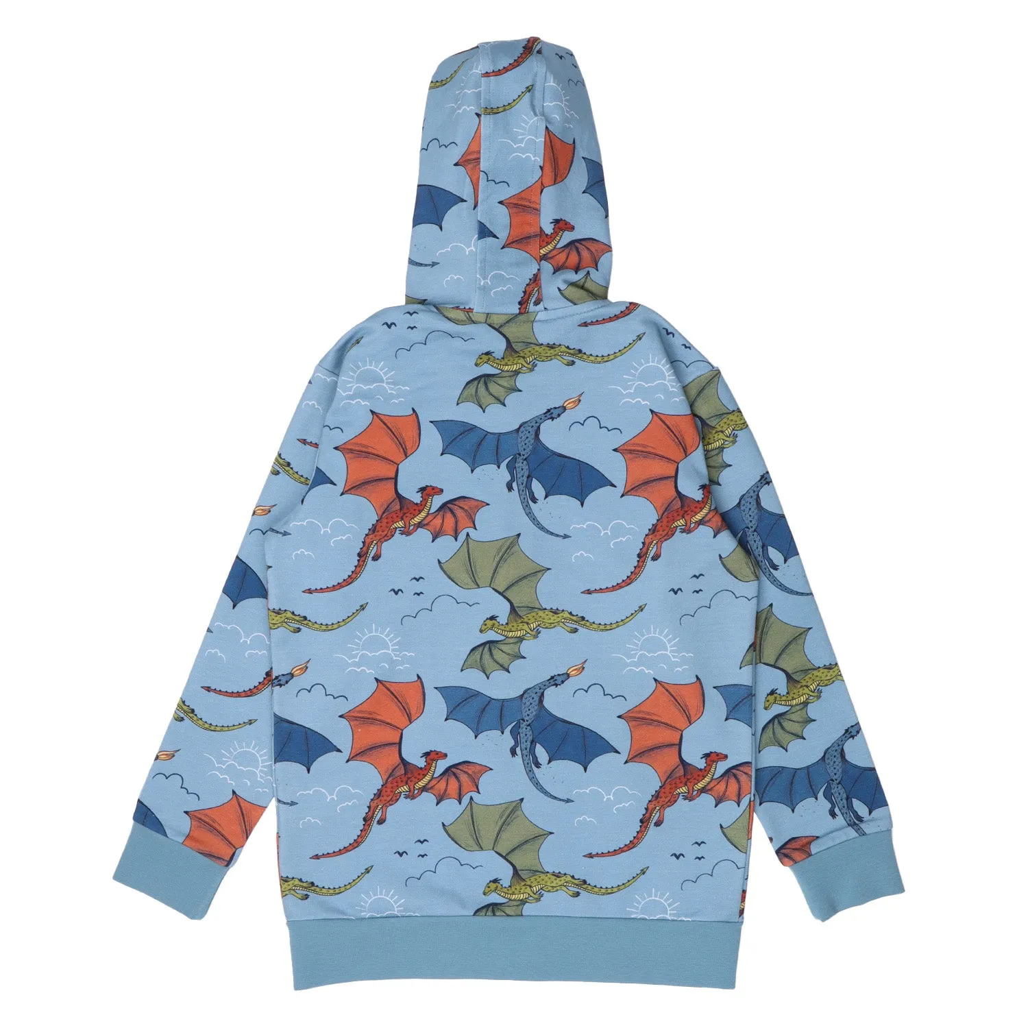 Walkiddy Colourful Dragons Zip Hoodie