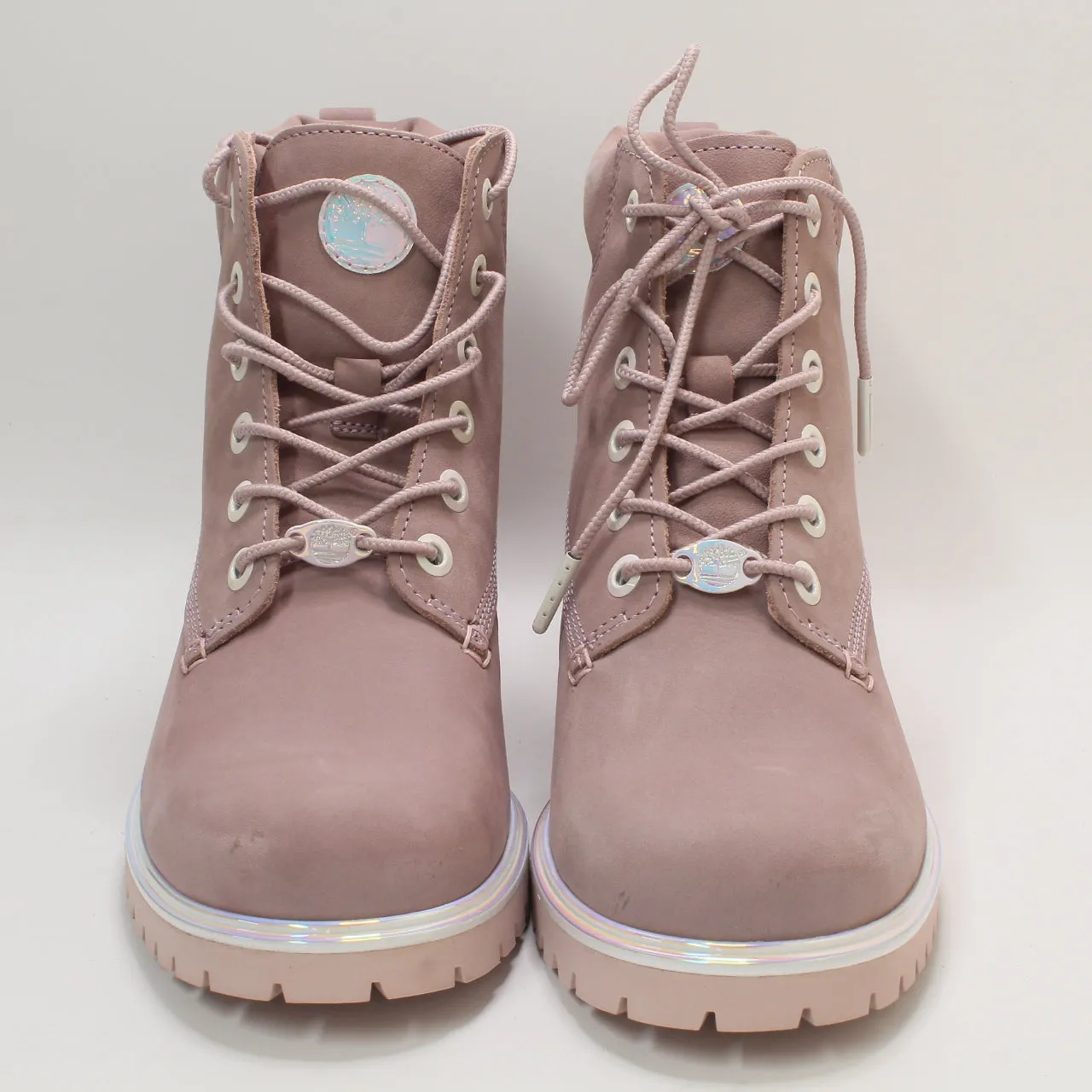 Womens Timberland Lyonsdale 6-Inch Boots - Fawn Iridescent Rand - UK Size 5 - Stylish & Durable Footwear