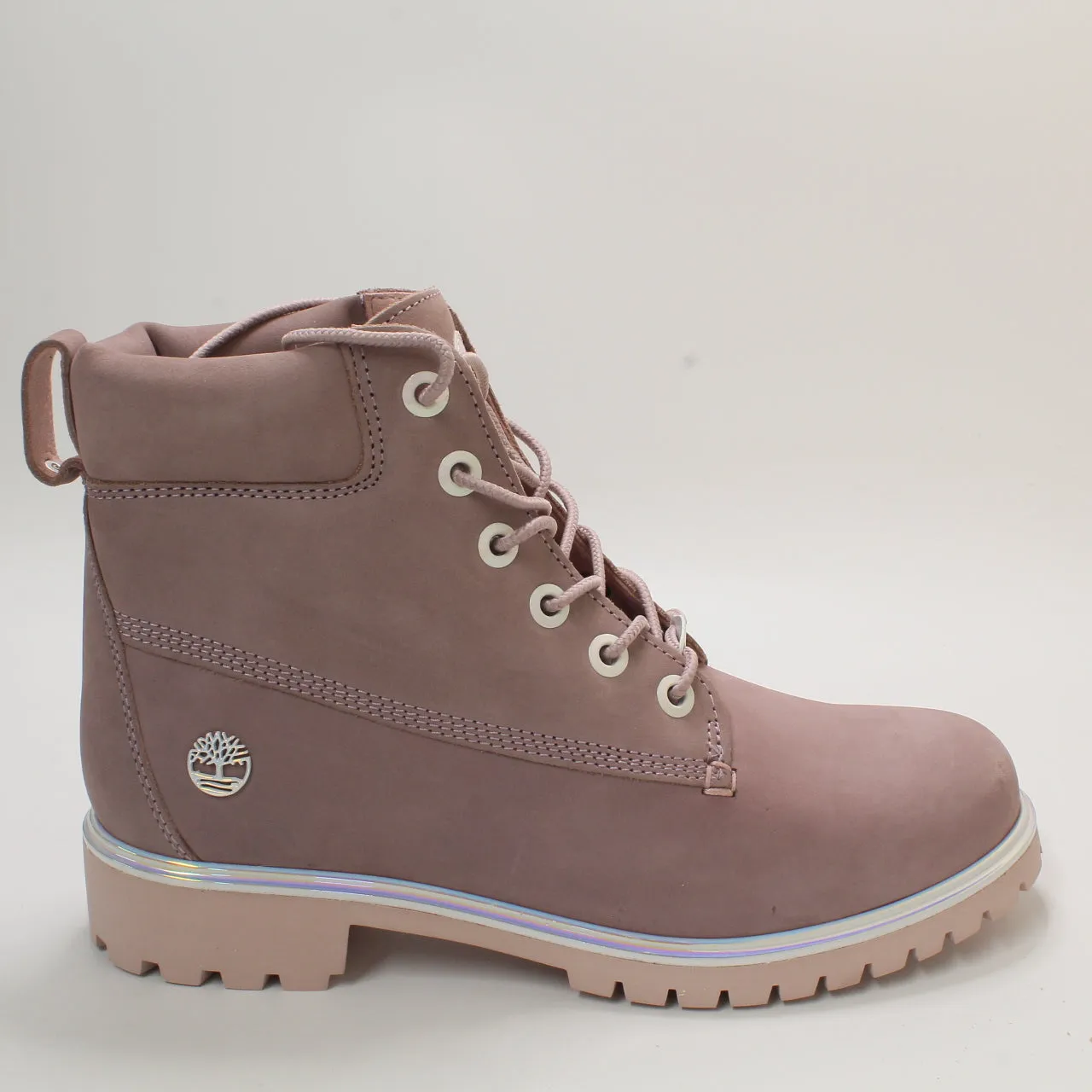 Womens Timberland Lyonsdale 6-Inch Boots - Fawn Iridescent Rand - UK Size 5 - Stylish & Durable Footwear