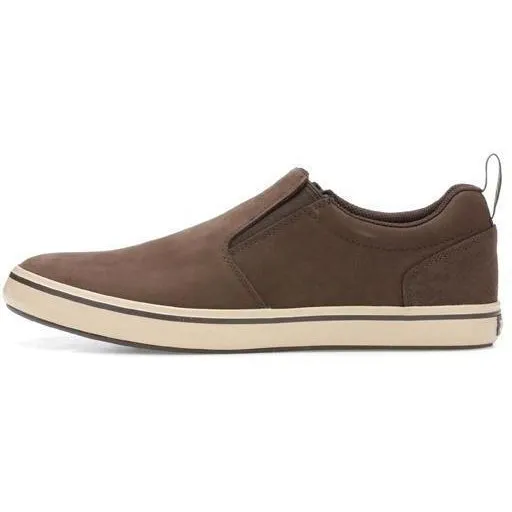 Xtratuf Men's Sharkbyte Leather Slip-On Outdoor Shoe- Chocolate- 22501