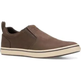 Xtratuf Men's Sharkbyte Leather Slip-On Outdoor Shoe- Chocolate- 22501