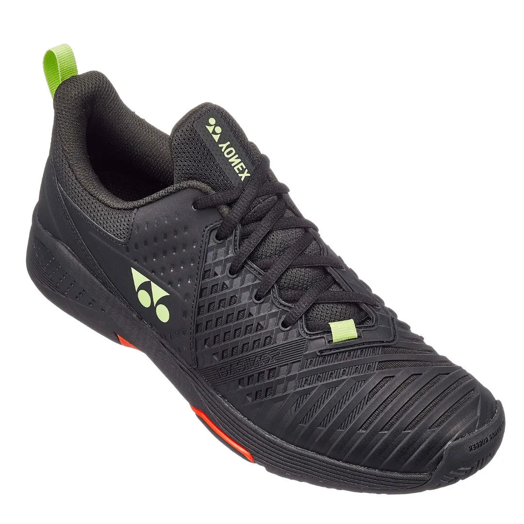 Yonex Sonicage 3 All Court Mens Tennis Shoes - Black Lime